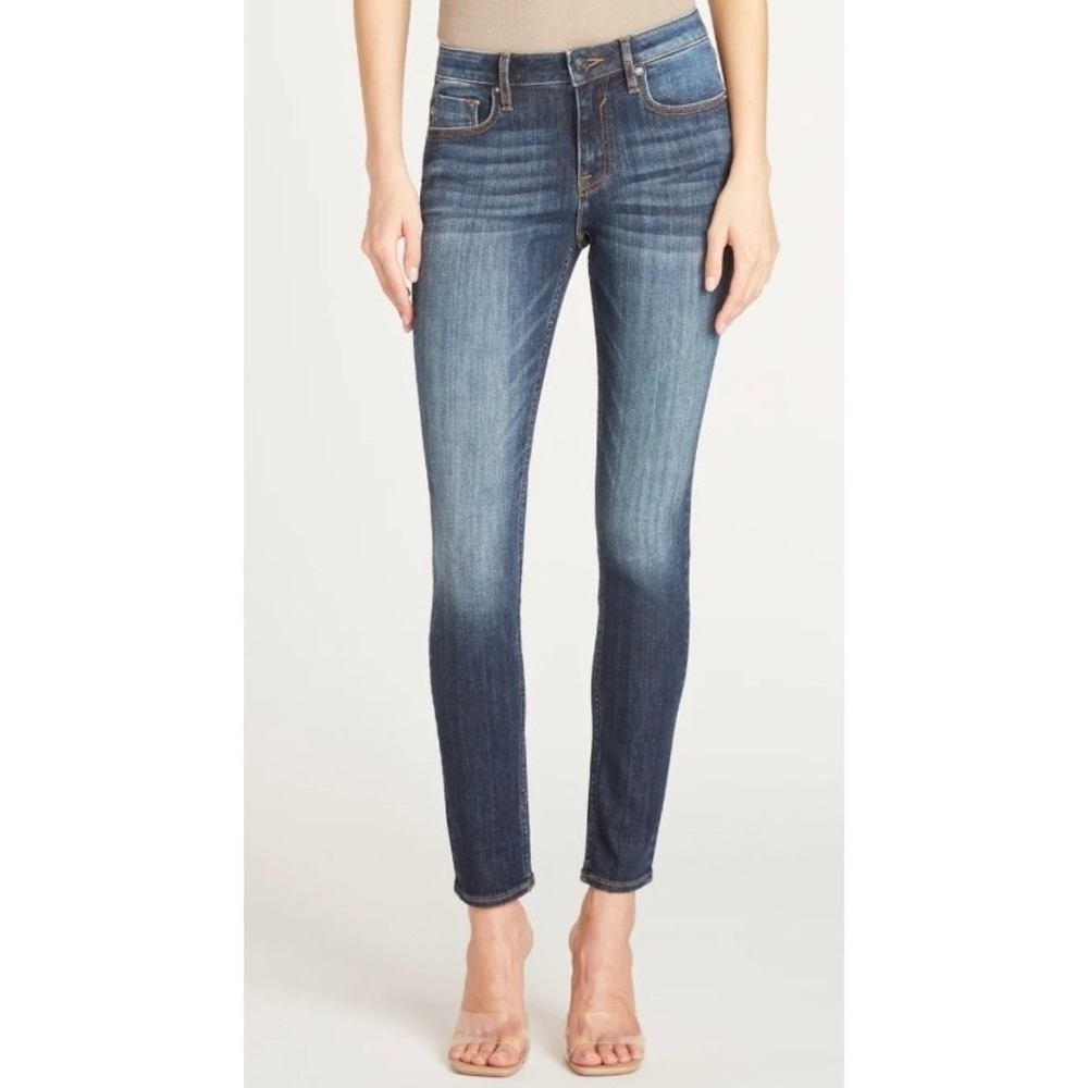 Vigoss Jagger Skinny Jeans Womens 32 Short Blue Mid Rise Classic Fit Stretch